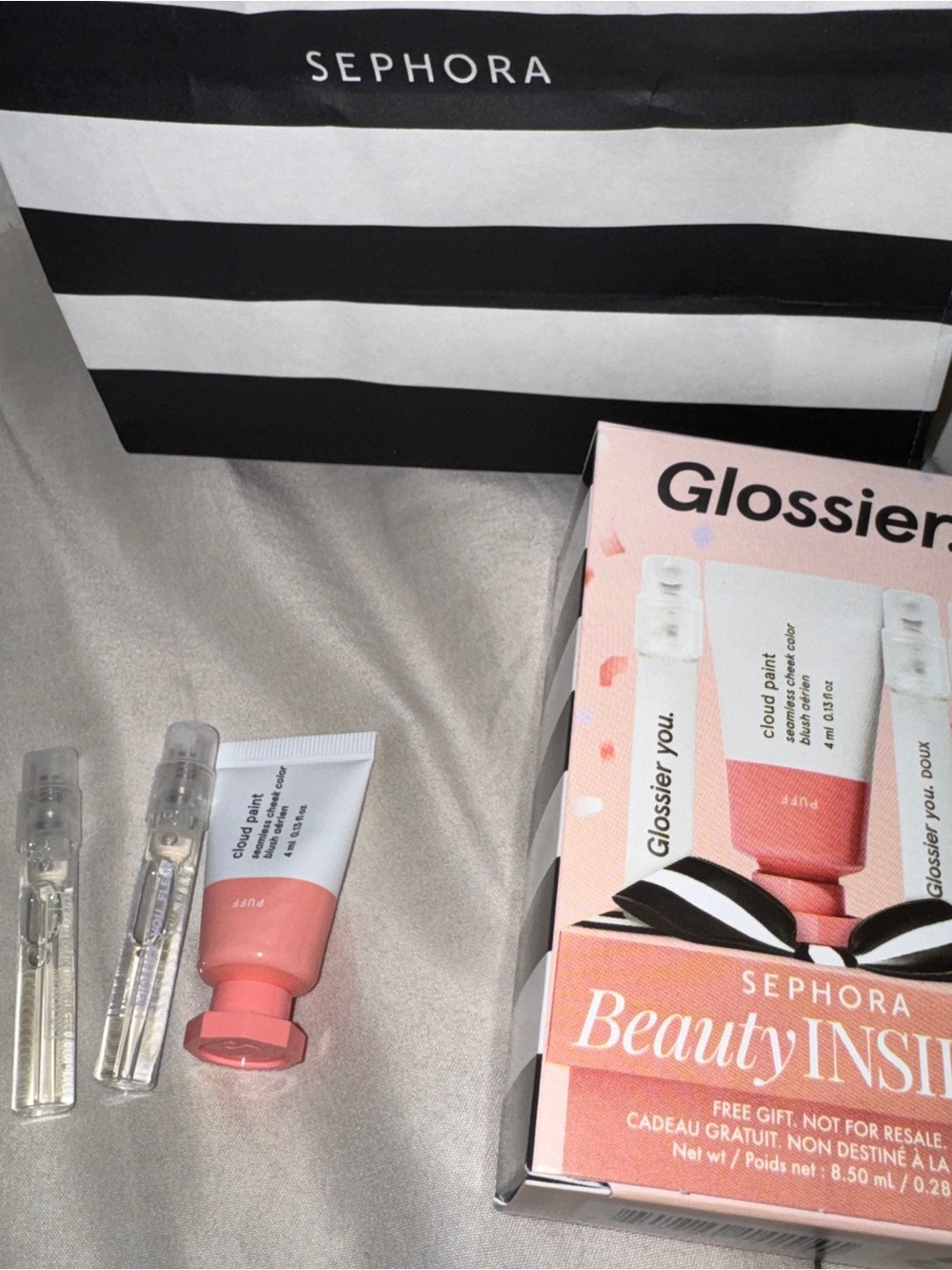 Glossier Beauty Insider Mini Puff Cloud Paint & You Doux & You Fleur Sephora